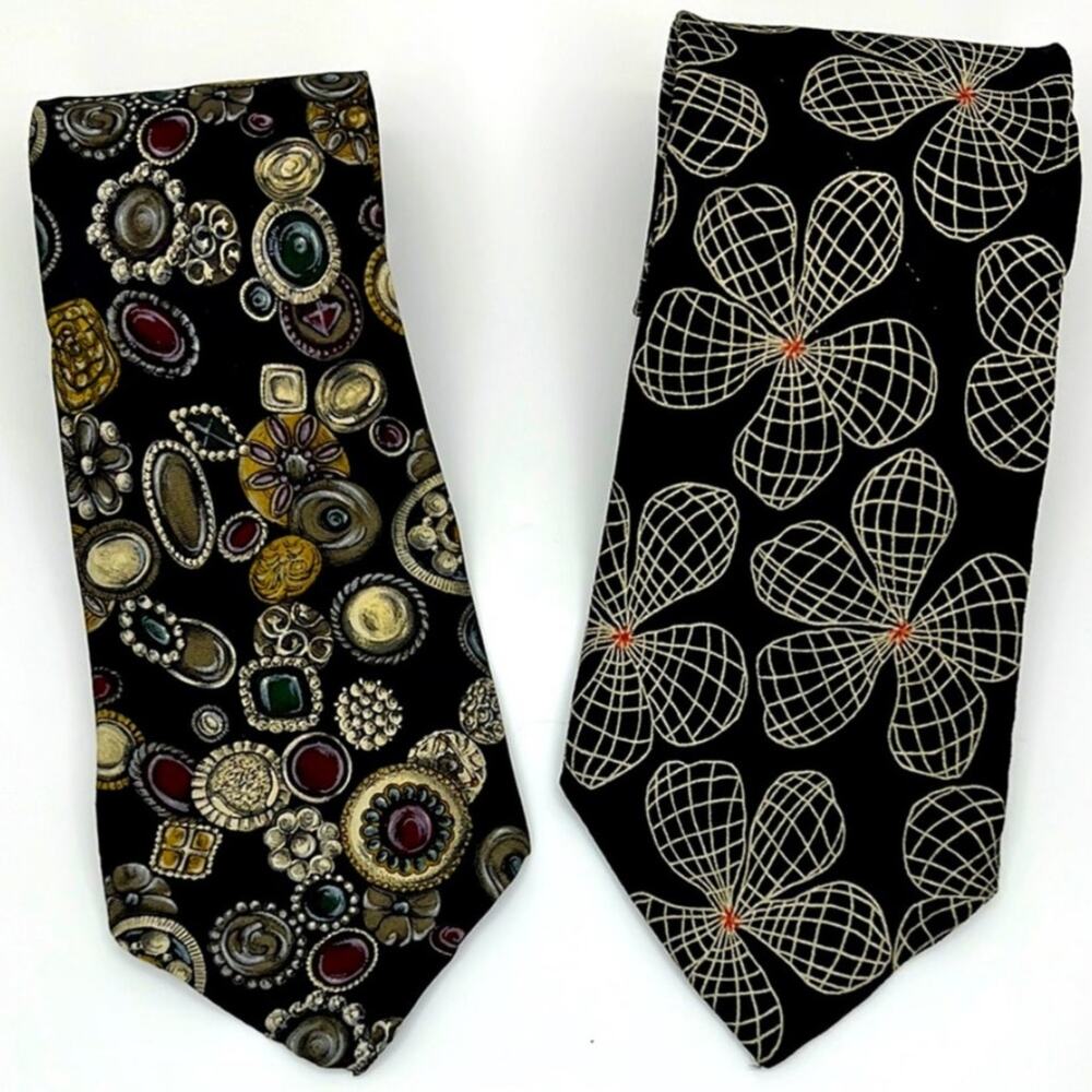 Hugo Boss Vintage Unisex Ties 2 For 1 Price